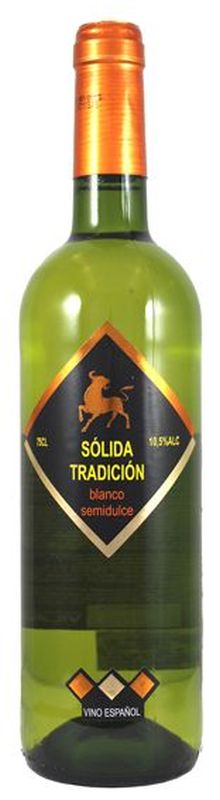 Вино столовое полусладкое белое «SOLIDA TRADICION» («Солида Традисион»)